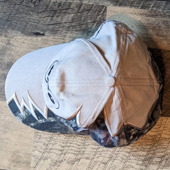 SBC Camo Hat Baseball Cap Strapback Beige - Picture 2 of 7